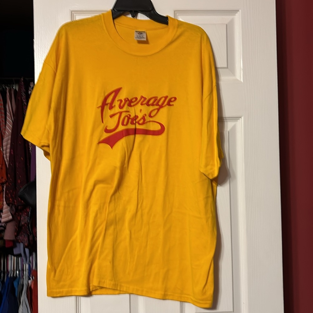 NWOT average Joe’s Jerzees Yellow Heavyweight T-Shirt size xxl